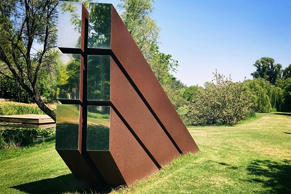 Large corten steel sculpture For Park Decoration